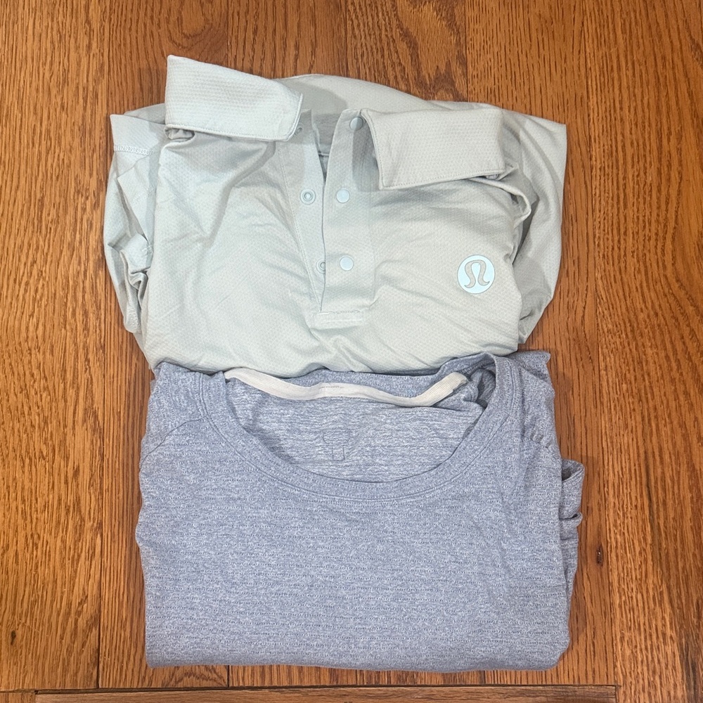 lululemon athletic top and Men's Polo
